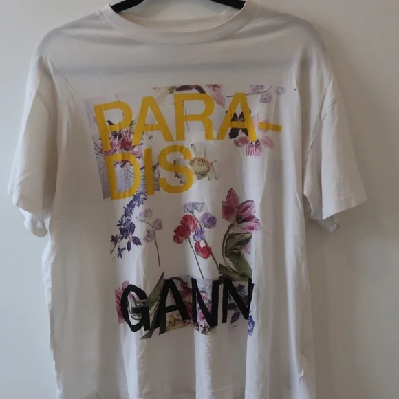 GANNI ‘Davies’ Oversized Graphic Tee - Picture 2 of 5